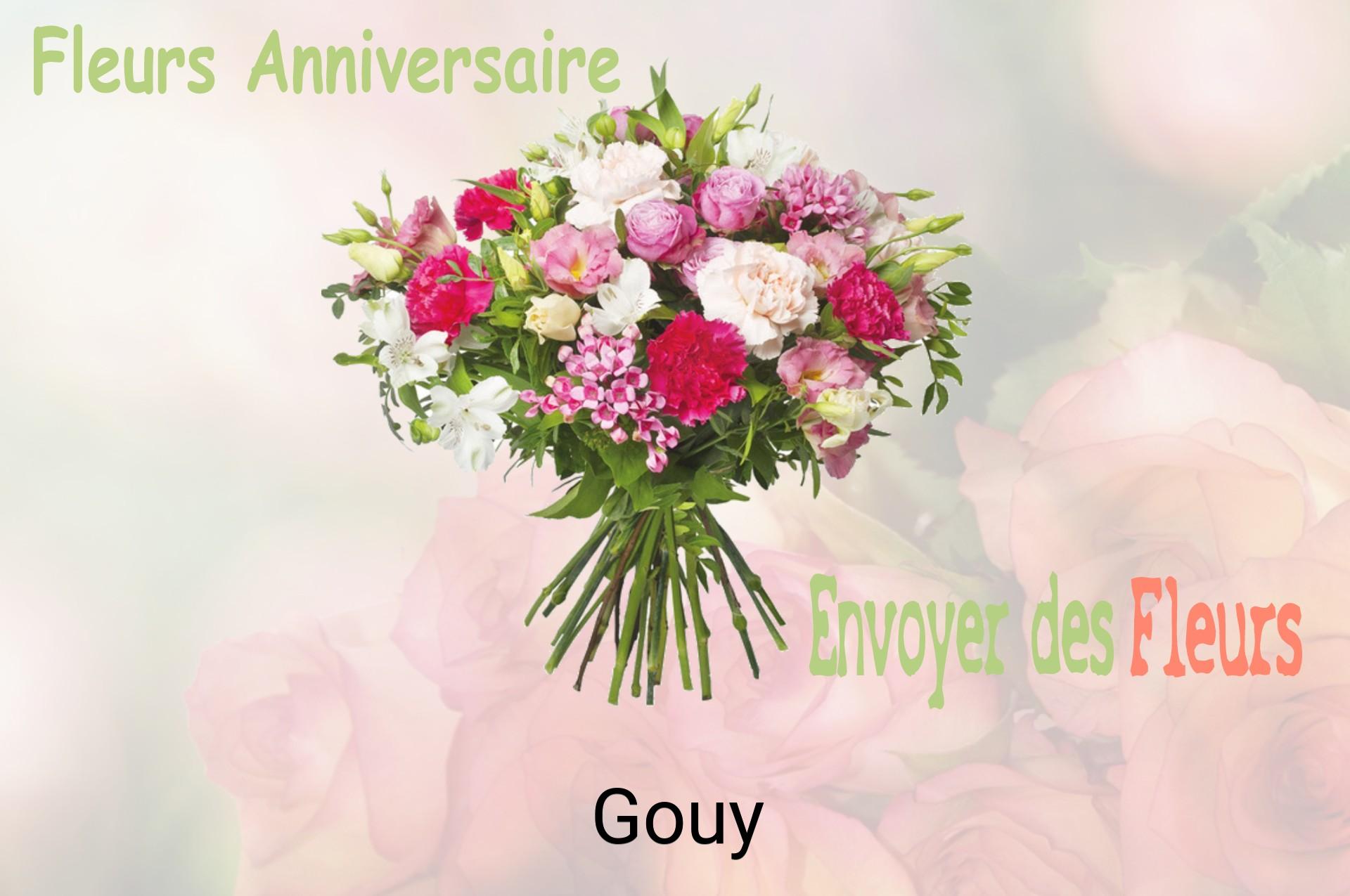 Bouquet de fleurs d’anniversaire livré à Gouy